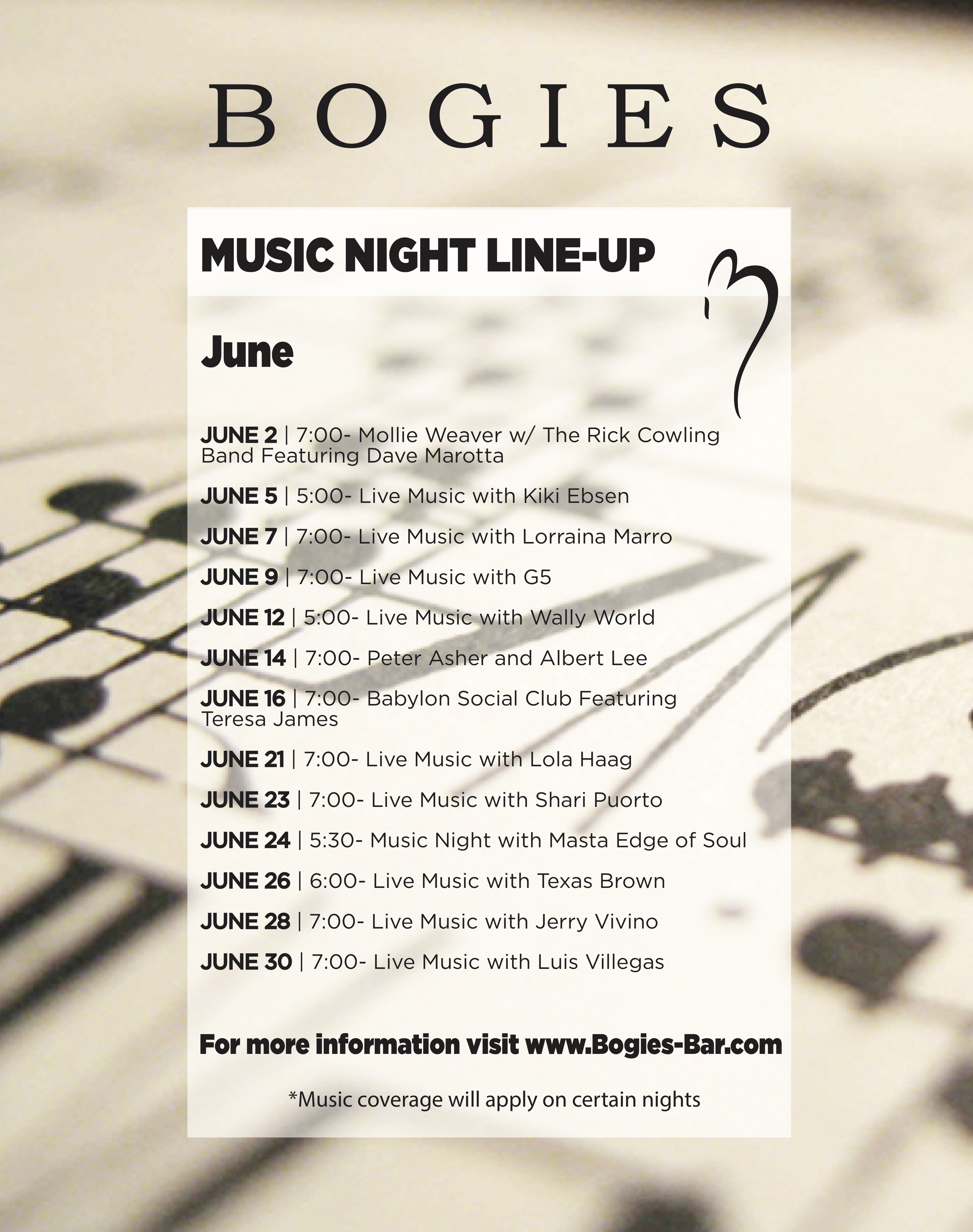 June Music Poster